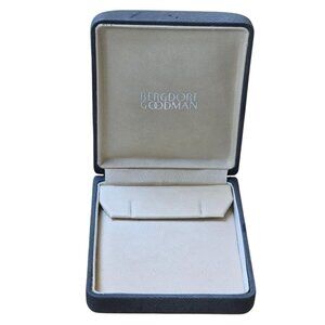 Bergdorf Goodman Jewelry Storage Gift Case 4.25" x 3.25 x 1"